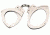 Smith &amp; Wesson S&amp;W 110 Large Nickel Handcuff 350118