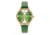 Sophie And Freda Rio Grande Leather-Band w/ Swarovski Crystals, Gold/Green, One Size, SAFSF4605