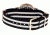 Sophie And Freda SF3307 Nantucket Ladies Watch, Black White Canvas Band, Bronze Case, White Face SAFSF3307