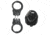 Stallion Leather Quick Release Oversized Handcuff Holder, Plain, Black, OASP-1-B2