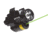 Subcompact Weapon, Black Anodized, 650 Lumens, White LED, Light w/ Green Laser