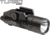 SureFire X300T Turbo Series High-Candela LED Weapon Light, 123A Lithium, White Light, 650 Lumens, Black, X300T-B