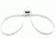 UZI Riot Cuff Restraints - 5 Pack, White UZI-RSTNT-5WH