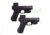 Viridian Weapon Technologies CTL Compact Rechargeable Weapon Light for Glock 17/19/22/23, 550 Lumen, Black, 930-0040
