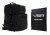 Vism 2974 Series Assault Backpack with Ballistic Soft Panel-Rectangle Cut 11in X14in, Black BSCBAB2974-A