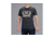 Vortex Full Tine Short Sleeve T-Shirt - Mens, Charcoal Heather, Large, 121-45-CHHL