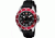 Wenger Aquagraph1000m Men's Black Dial Red Bezel and Black Rubber Strap