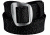 Wenger Mens Terrain Nylon belt with Stainless steel buckle, Black 12399