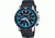 Wenger Sea Force Chrono Black &amp; Blue Dial, Black Silicone Strap 0643.103