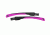 Wiley X Crush Matte Grey/ Deep Pink Temples, Clear, YFCRS03T