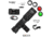 Z-Bolt Blazer LEP Weapon Light and ARMS Mount - SBR, SMG - 18350, Black, LEP-18350-BLK-PHCF-17S
