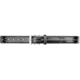 5.11 Stitched Leather 1.5in Casual Belt, Black With Contrast Stitch, Size XXXL 59502-919