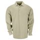 5.11 Tactical Tactical L/S Polo - Mens, Silver Tan, M, 72360-160-M