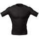 5.11 Tactical Tight Crew Short Sleeve Shirt - Men's, Extra Large, Black, 40005-019-XL