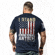 Nine Line MENS I STAND T-SHIRT - MIDNIGHT NAVY - SMALL EFC57AED, NLASTANDV2TSMIDNIGHTNAVYS