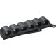 Adaptive Tactical Receiver Mounted Shell Carrier for Remington Shotguns, Black, AT-06000-R