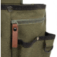 Allen Triumph Rip-Stop Shell Bag, 52in Waist Belt, Olive Green, Double Compartment, 8328