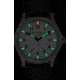 Armourlite Mountaineer Swiss Tritium Illuminated Watch, Black Leather, AL116