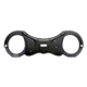 ASP Extended Rigid Ultra Cuffs Aluminum, 2 Pawl Blue - Security, Black, 46030