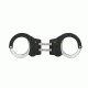 ASP Hinge Ultra Cuffs Steel - Black, 1 Pawl Yellow - Tactical, Black, 56119