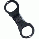 ASP Rigid Handcuffs Steel Black 3 Pawl Green - European A66121