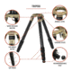 Athlon Optics Midas CF29 29mm Tube Carbon Fiber Tripod, Black/Tan, 706008