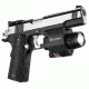 Barska Laser LED Weapon Flashlight, CR123A, Red, 200 Lumens, Black, AU12714