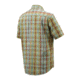 Beretta Mens Drip Dry Button-Down Short Sleeve Shirt,Green/Bordeaux,2XL LU52007517075GXXL