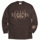 Beretta Mens Trident Logo Long Sleeve Shirt, Coffee, Extra Large TS7270850848XL