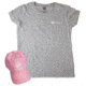 Beretta Women's Cap &amp; T-shirt Large Roll-up Combo Pink
