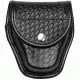 Bianchi 7917 Double Cuff Case - Plain Black, Brass 22198