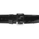Bianchi Model 7960 Sam Browne Duty Belt w/ Chrome Buckle, Hi-Gloss, Waist Size 28-30in, 22323