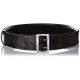 Bianchi Model 7960 Sam Browne Duty Belt w/ Chrome Buckle, Plain Black, Waist Size 30-32in, 22214