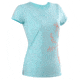 Black Diamond Biner Flower T-Shirt - Women's-Aruba Blue-Large