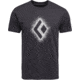 Black Diamond Chalked Up 2.0 Short Sleeve T-Shirt - Men's, Charcoal, Large, AP7524070038LRG1