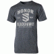 BlackHawk HONOR T-Shirt Grey Flag, Black, Small, GT01BKSM