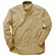 Bob Allen 142K Long Sleeve Vent Back Shirt, Right Hand, Khaki, Medium - 142KKRM