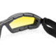 Bobster Bala Goggles, Matte Blk, Anti-fog Yellow, Z87 BBAL001Y
