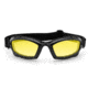 Bobster Bala Goggles, Matte Blk, Anti-fog Yellow, Z87 BBAL001Y