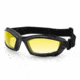 Bobster Bala Goggles, Matte Blk, Anti-fog Yellow, Z87 BBAL001Y