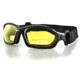 Bobster DZL Goggles - Black Frame w/Anti-fog Yellow Photochromic Lens BDZL001Y 