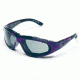 Body Specs BSG-2 Goggles, Frame &amp; Lens Choices Purple Passion Frame / Grey Lens, w/ Clear and Light Rust Extra Lens Sets