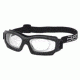 Body Specs PRO-2000 Sunglasses, Black Frame, Clear Lens, PRO-2000 RX BLACK FRAME.5