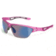 Bolle Sunglasses, Helix Satin Crystal Pink Frame Rose Blue Lens 11489
