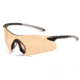 Bolle MicroEdge Sport Sunglasses, Shiny Black Frame w/ Modulator Amber Lenses