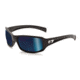 Bolle Winslow Sunglasses, Shiny Black Frame, Polarized Offshore Blue Lens, 11392