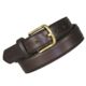 Boston Leather 1 1/2 Feather Edge Dress Belt, Brown - 6451-1-42