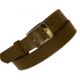 Boston Leather 1.25in Smooth No Line Off Duty Belt - Men's, Brown, 6580NL-BRN-1-42-GLD