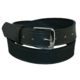 Boston Leather Traditional 1 1/2 Off Duty Belt, Black - 6582L-3-28
