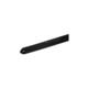 Boston Leather 1 3/4 Hook And Loop Tipped Belt, Black - 6535-1-42